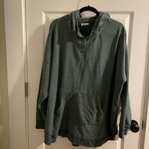 Green sweatshirt